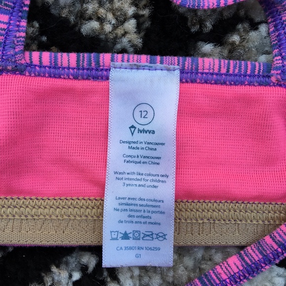 Lululemon Ivivva Sports Bra - Picture 2 of 3